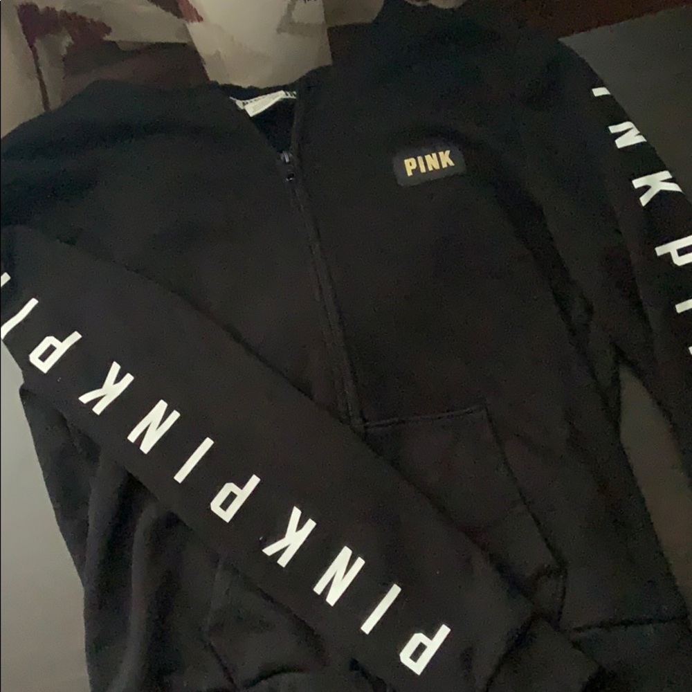 Victoria Secret Hoodie from PINK • LARGE / BLACK